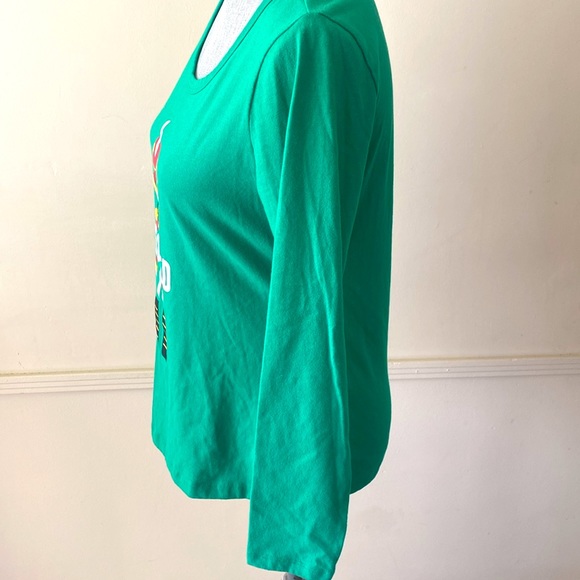 MACY’s FAMILY PJs “Crushed It” NUTCRACKER GREEN SLEEP TOP SIZE SMALL 🌟EUC🌟 - Picture 5 of 11
